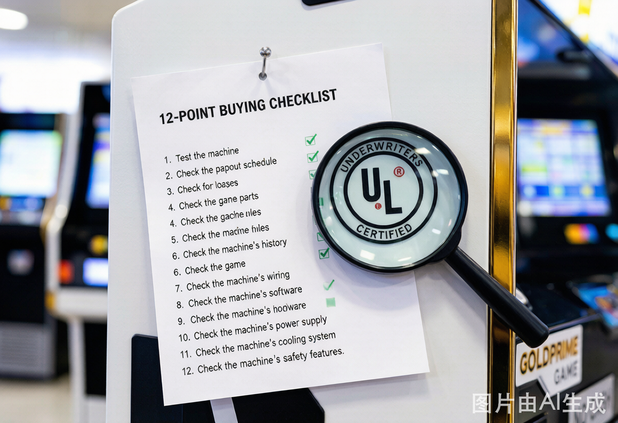 12-point fish game machine buying checklist with verified UL certification