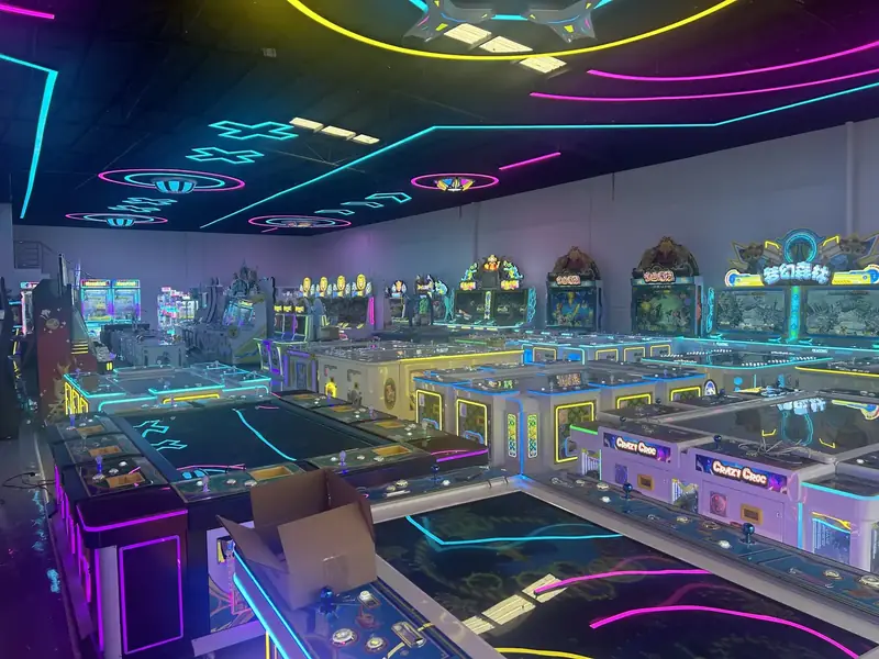 Boutique gaming venue fit-out with GOLDPRIME GAME fish game tables