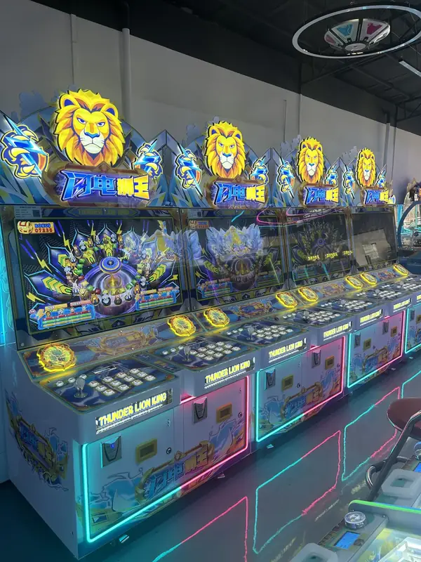 Redemption and prize machine row for family entertainment centers